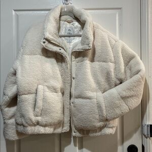 Abercrombie & Fitch Cream Ultra Collection Jacket